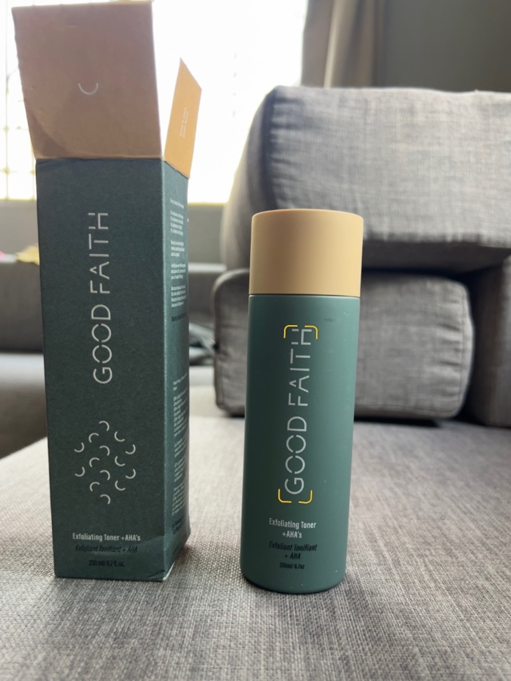 Good Faith Exfoliating toner +AHA